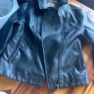 old navy leather jacket
